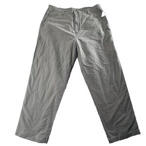 EMS Granite‎ Canvas Pants Mens Gray 40x32 Workwear Outdoor Utility Straight Leg